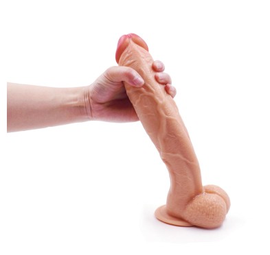 Gruby duży realistyczny penis dildo członek 31cm